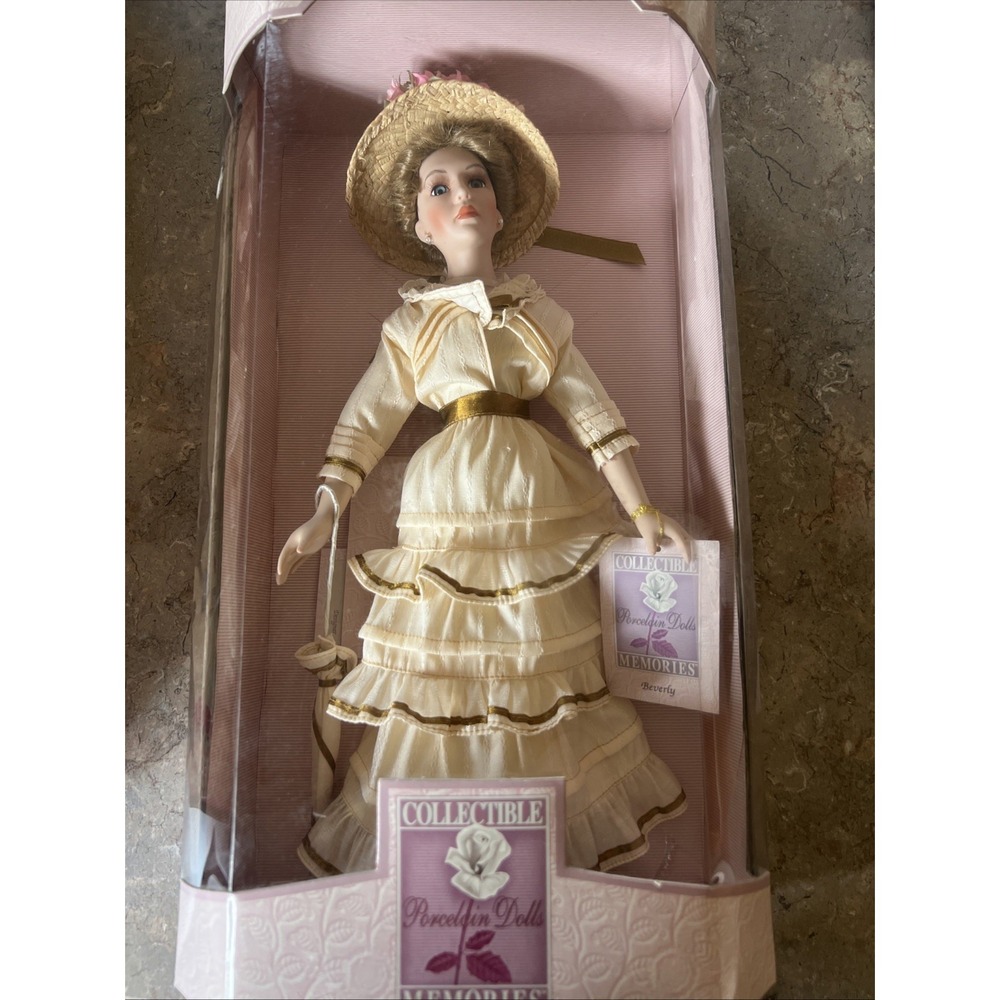 Vintage Collectible Memories Porcelain Doll Beverly Hand Crafted
